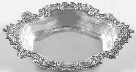 Burgundy (Sterling, Hollowware)  6" Bon Bon Bowl