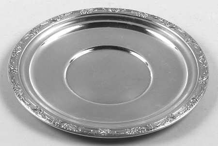 Burgundy (Sterling, Hollowware)  10" Sandwich Plate