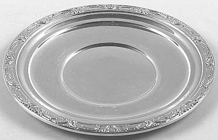 Burgundy (Sterling, Hollowware)  9" Sandwich Plate