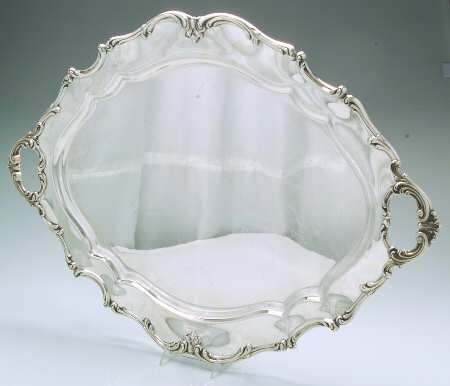 Burgundy (Sterling, Hollowware)  Large Waiter Tray