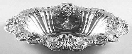 Francis I (Sterling, Hlwr, Eagle-R-Lion, Dated, Oval) Medium Oval Sterling Vegetable Bowl