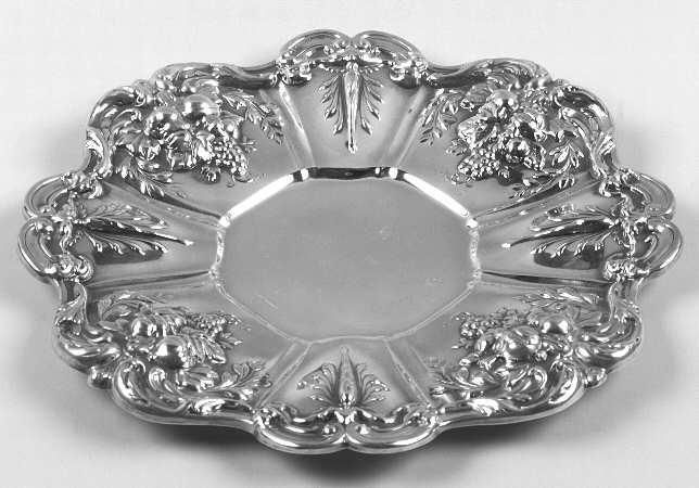 Francis I (Sterling, Hlwr, Eagle-R-Lion, Dated, Oval) Large Sterling Sandwich Plate