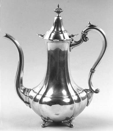 Hampton Court (Sterling, Hollowware) Sterling Demitasse Pot