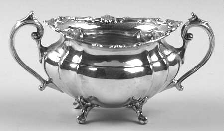 Hampton Court (Sterling, Hollowware) Mini Open Sugar Bowl