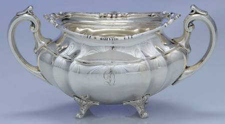 Hampton Court (Sterling, Hollowware) Sugar Bowl No Lid