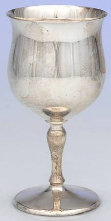 Pointed Antique (Sterling, Hollowware) Water Goblet