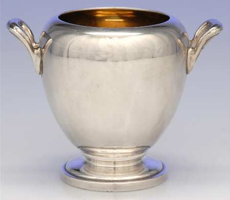 Pointed Antique (Sterling, Hollowware) Mini Open Sugar Bowl