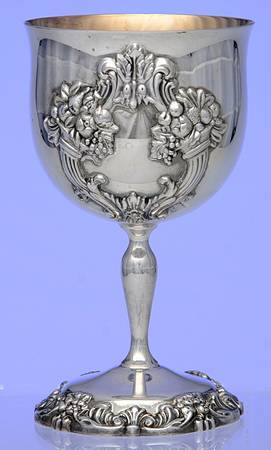 King Francis (Silverplate, Hollowware) Silverplate Wine Goblet