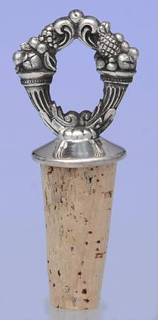 King Francis (Silverplate, Hollowware) Cork Wine Stopper