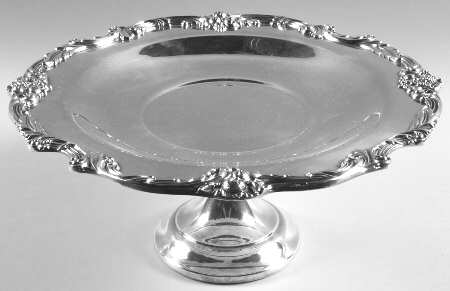 King Francis (Silverplate, Hollowware) 12" Footed Cake Plate