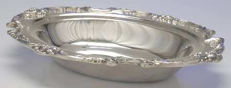 King Francis (Silverplate, Hollowware) Double Vegetable Bowl-No Lid