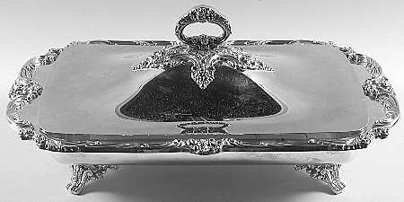 King Francis (Silverplate, Hollowware) Bake and Serve Buffet Dish with Liner