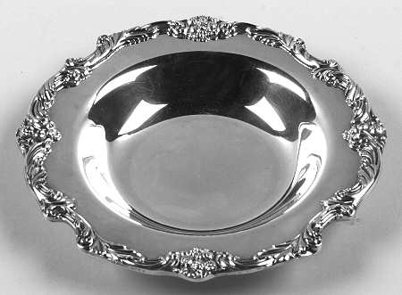 King Francis (Silverplate, Hollowware) Medium Silverplate Bon Bon Bowl