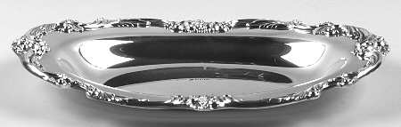King Francis (Silverplate, Hollowware) Silverplate Bread Tray