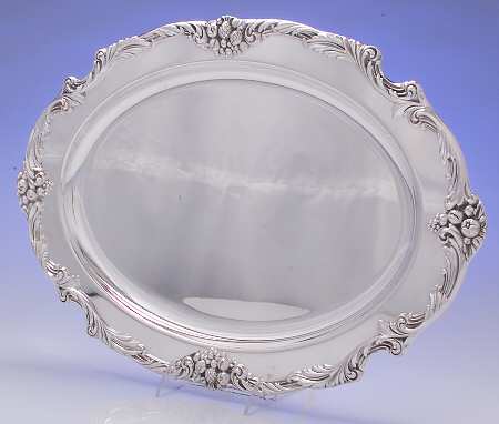 King Francis (Silverplate, Hollowware) Medium Plated Meat Platter No Well