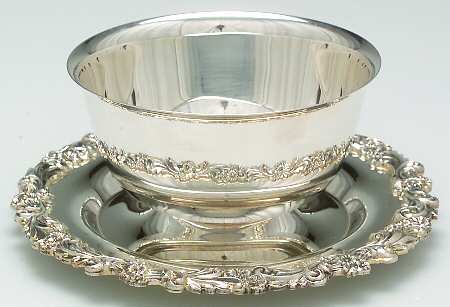 Burgundy (Silverplate, Hollowware, Older) Silverplate Mayonnaise Bowl