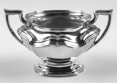 Hepplewhite-Plain (Sterling, 1907, Hollowware) Mini Open Sugar Bowl