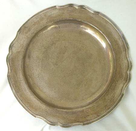 Hepplewhite-Plain (Sterling, 1907, Hollowware) Punch Bowl, Removable Base only