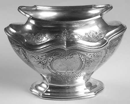 Hepplewhite-Engrv (Strl, Hlwr, Floral Swag) Waste Bowl