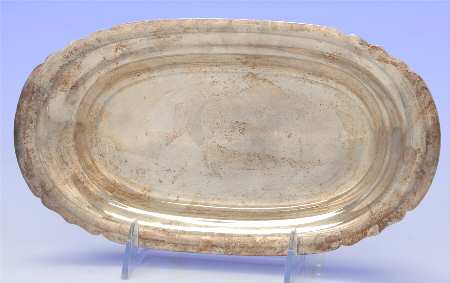 Mayflower (Silverplate, Hollowware) Silverplate Bread Tray