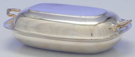 Mayflower (Silverplate, Hollowware) Rectangular Covered Vegetable