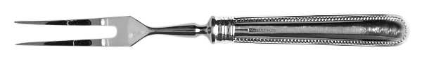 Manet (Silverplate) Small Steak Carving Fork with Stainless Prongs