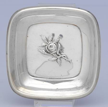 Classic Rose (Sterling, 1954, Hollowware) Butter Pat by Reed & Barton