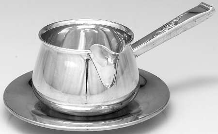 Classic Rose (Sterling, 1954, Hollowware) Pipkin & Tray by Reed & Barton