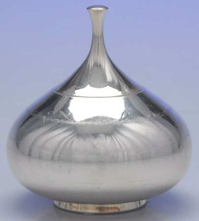 Dimension (Silverplate, Hollowware) Sugar Bowl with Lid