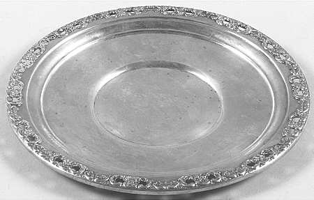 Florentine Lace (Sterling, 1951, Hollowware) 8" Sandwich Plate