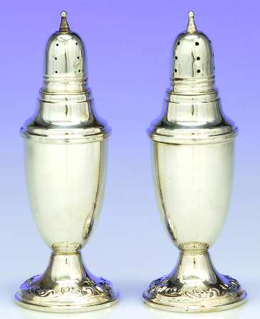 Savannah (Sterling, 1962, Hollowware) Weighted Salt and Pepper Set
