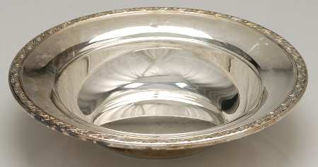 Silver Blossom (Silverplate, 1955, Hollowware) Round Silverplate Vegetable Bowl