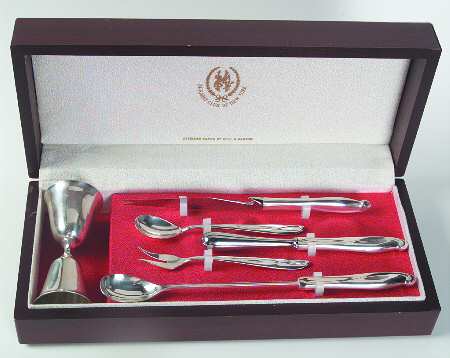 Silver Sculpture (Sterling, 1954) Bar Set
