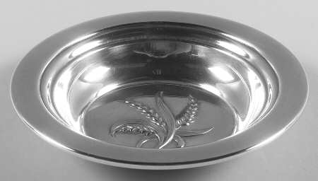 Silver Wheat (Sterling, 1952, Hollowware) Sterling Bon Bon Bowl