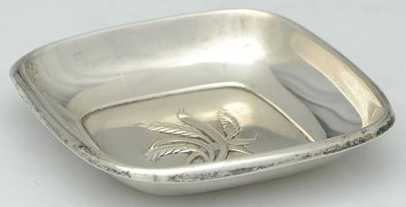 Silver Wheat (Sterling, 1952, Hollowware) Nut Dish