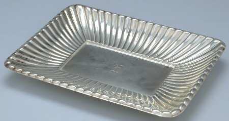 Trajan (Sterling, Hollowware) 11" Sandwich Plate
