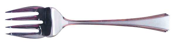 Golden Miro-Frosted (Stainless) Medium Solid Cold Meat Serving Fork