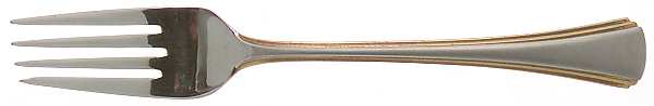 Golden Miro-Frosted (Stainless) Individual Salad Fork