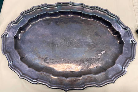 Chippendale (Silverplate, Hollowware) 20" Oval Serving Platter