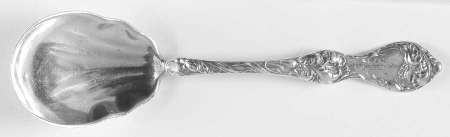 Les Cinq Fleurs (Sterling, 1900, No Monos) Small Jelly Spoon