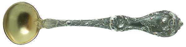 Les Cinq Fleurs (Sterling, 1900, Monograms) Master Salt Spoon