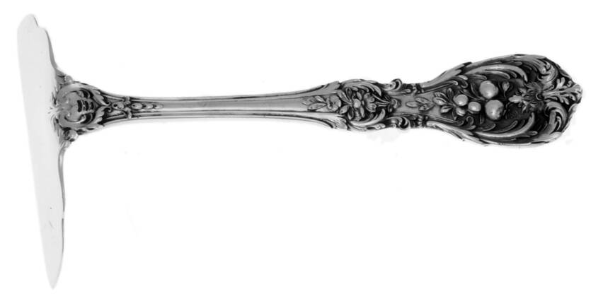 Francis I (Sterling, Eagle-R-Lion, 1907, Monograms) Large Solid Food Pusher
