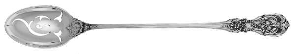 Francis I (Sterling, Eagle-R-Lion, 1907) Pierced Bowl Long Handle Olive Spoon