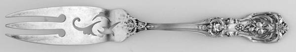 Francis I (Sterling, Eagle-R-Lion, 1907, Monograms) Fork-Lemon