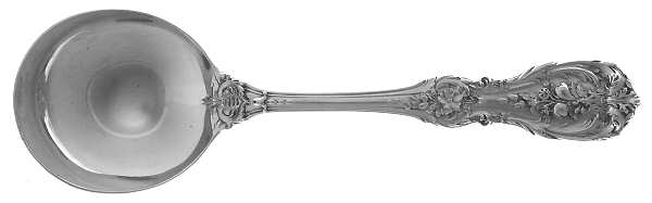 Francis I (Sterling, Eagle-R-Lion, 1907, Monograms) Round Bowl Soup Spoon (Cream Soup)