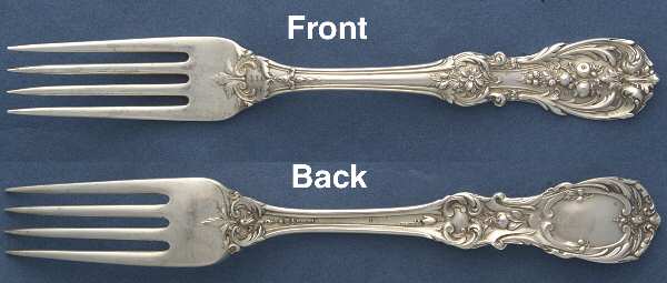 Francis I (Sterling, Eagle-R-Lion, 1907, Monograms) Fork