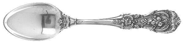 Francis I (Sterling, Eagle-R-Lion, 1907, Monograms) Demitasse Spoon