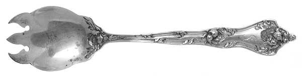 Intaglio (Sterling, 1905, Eagle-R-Lion, Monograms) Small Ice Cream Fork
