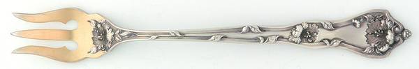 Intaglio (Sterling, 1905, Eagle-R-Lion, Monograms) Oyster Fork
