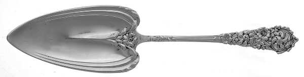 Trajan (Sterling, 1892, Monograms) Cake Server, Solid Piece
